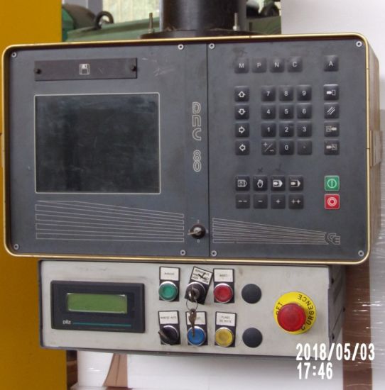            Machine N° 906  PRESSE PLIEUSE MIB HYDRO DIMECO 4M50 x 340 Tonnes  N°2219 (origine) - SANS FOSSE  DNC CYBELEC 84PS/A 
